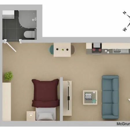 Einzimmerwohnung In Apartment *